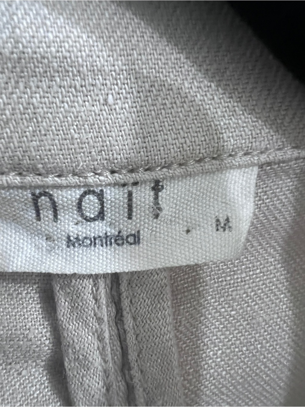 NAIF Beige Linen Blazer - Picture 5 of 5